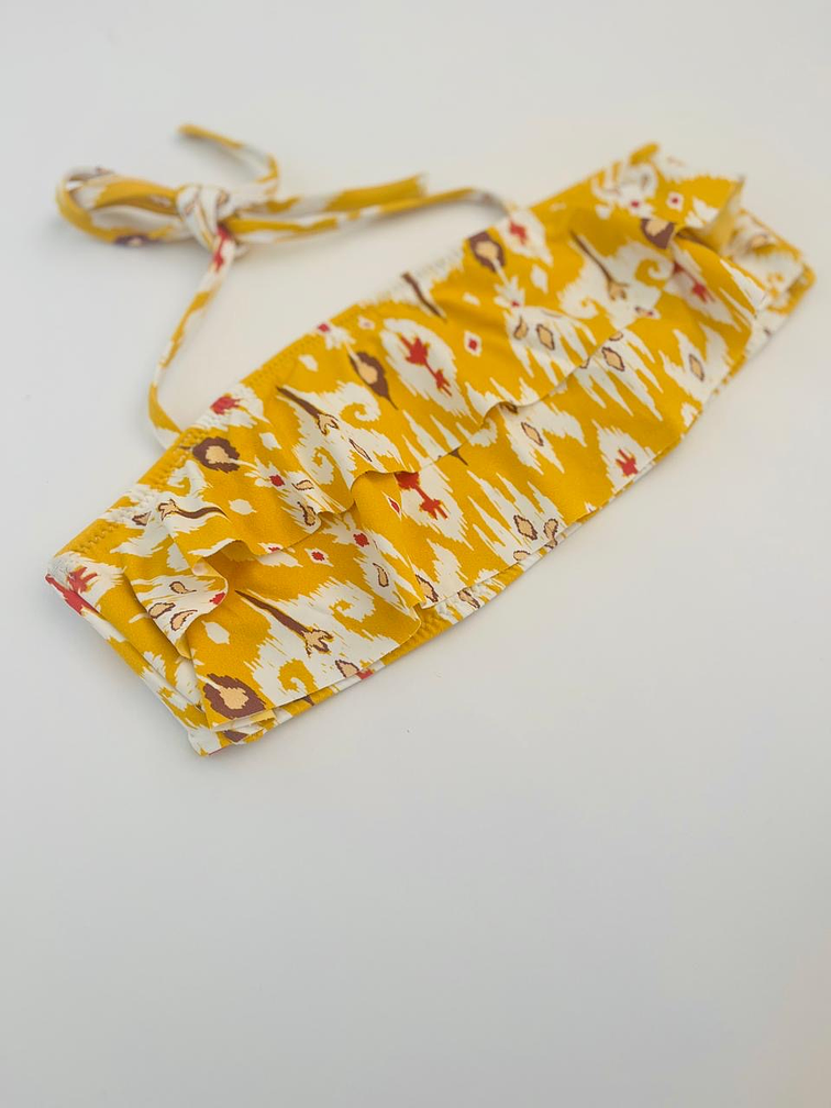 Ikat Amarillo - Bikini Volante