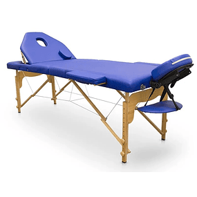Portable wooden table PRO 186 x 66 cm + Backrest PLUS