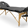 Mesa portátil de madera PRO 186 x 66 cm + Respaldo PLUS