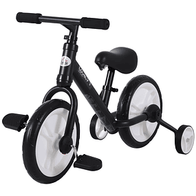 Triciclo para criança de 2-5 anos - Preto