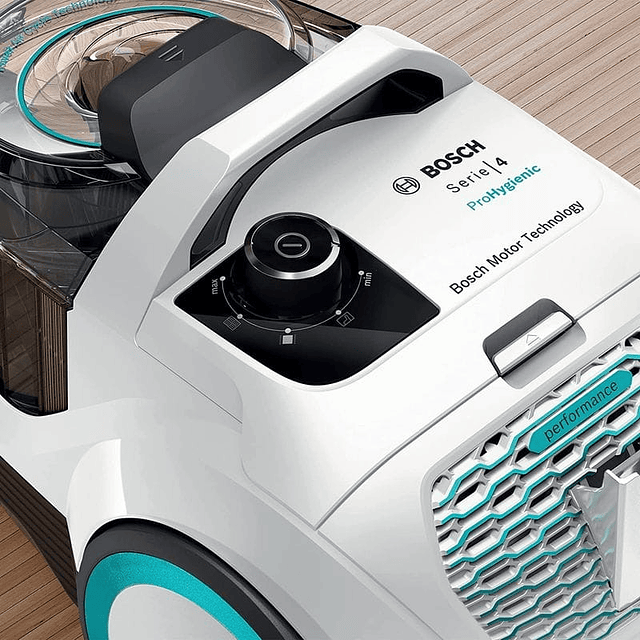 White corded/bagless vacuum cleaner - Bosch 4th series ProHy