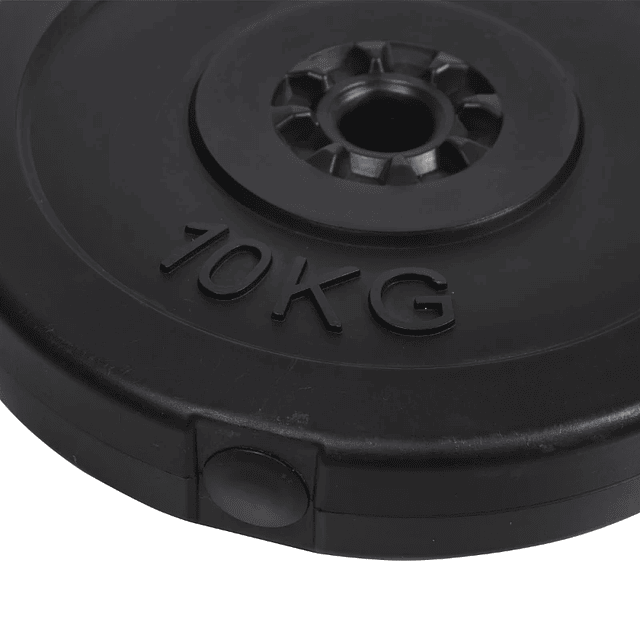Juego de pesas con 14 discos de pesas intercambiables de hasta 55 kg Culturismo Juego de pesas y pesas ajustables Inicio Fitness Entrenamiento Gimnasio Negro