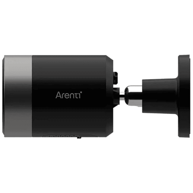 Câmera de vigilância Arenti Outdoor1 2K Night Vision Cor Wifi Preto