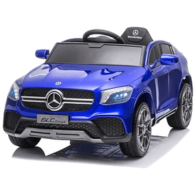 Mercedes GLC COUPE 12V Blue With License - Electric Car for Kids - Dark blue