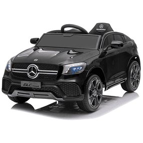 Mercedes GLC COUPE 12V Blue With License - Electric Car for Kids - Black