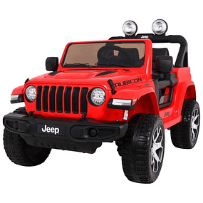 Jeep Wrangler 12V - Coche teledirigido para niños - Rojo