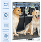 Grade de Segurança Carro para Cães Ajustável Grade de Segurança Universal para Porta Malas pde Aço 150x9x76-124 cm Preto - Thumbnail 4