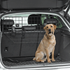 Grade de Segurança de Carro para Cães Universal Grade de Segurança para Cães com Largura Ajustável 90-120x40,5cm Preto