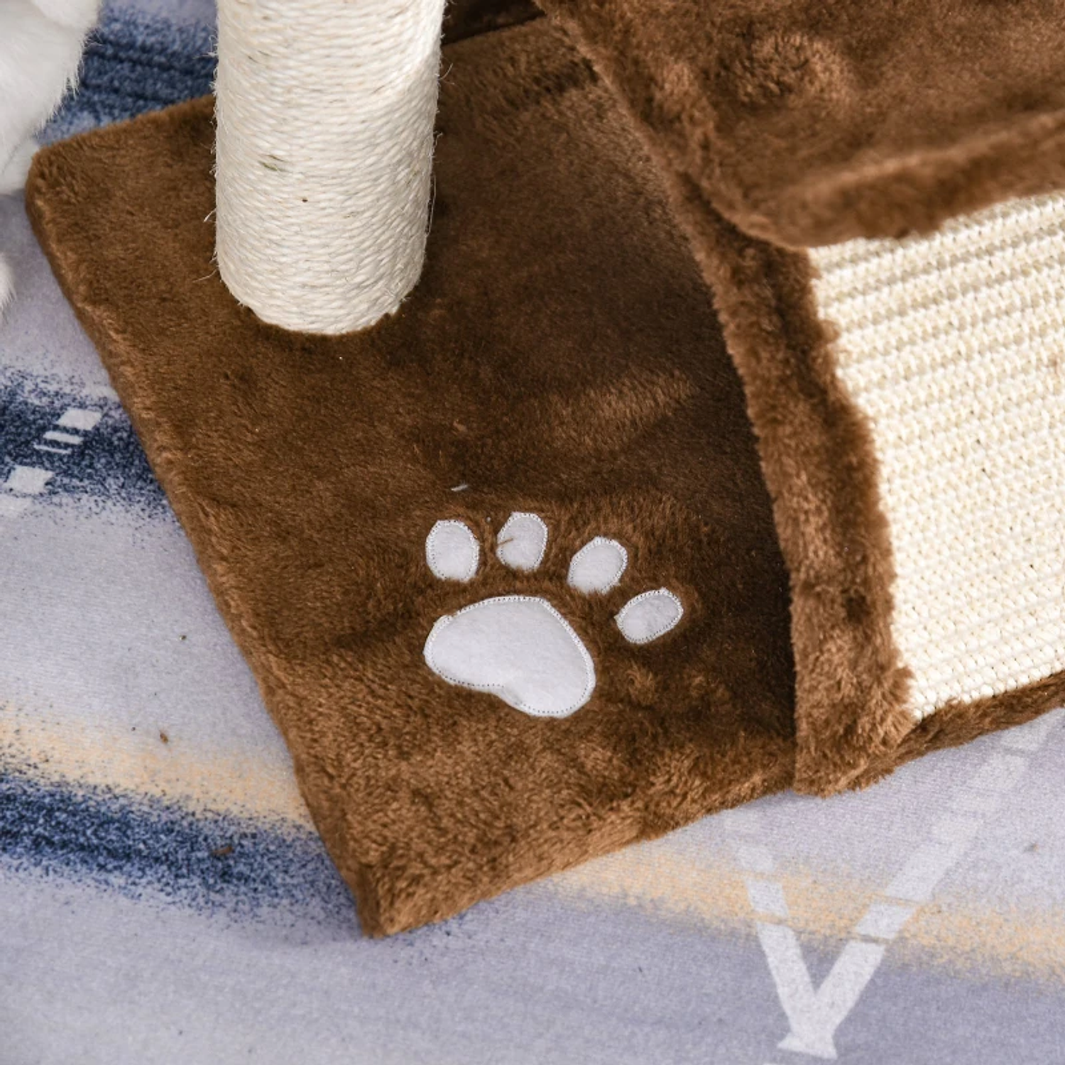 Raspador para Gatos Centro de atividades Sisal Natural 40x30x43cm 8