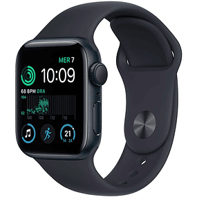 Apple Watch SE GPS 44mm - Reloj inteligente - Negro