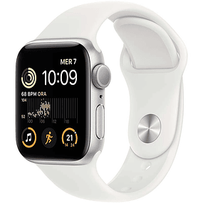 Apple Watch SE GPS 44mm - Reloj inteligente - Plata