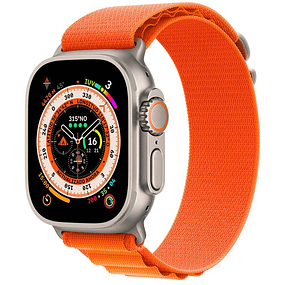 Apple Watch Ultra Titânio com Bracelete Loop - Relógio inteligente - Laranja