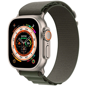 Apple Watch Ultra Titanium con correa Loop - Reloj inteligente - Verde