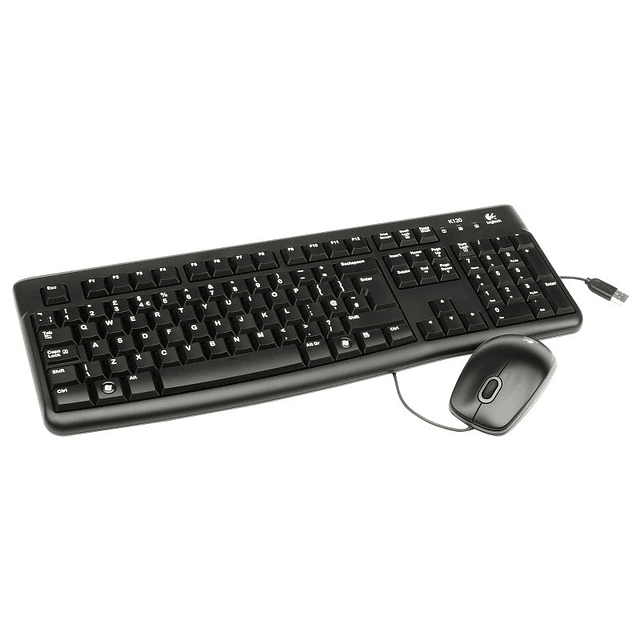 Logitech Desktop MK120 Membrane Keyboard - 1000 DPI + Mouse