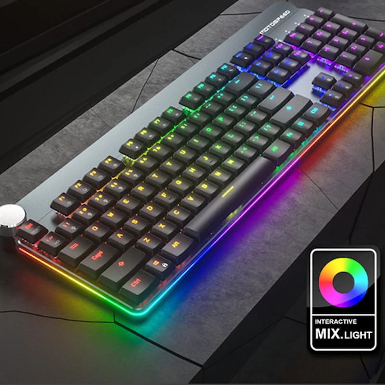 Teclado Mecânico Sem fio Motospeed GK81 RGB Switch Azul 6