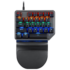 One Hand MotoSpeed K27 RGB Switch Blue Mechanical Gaming Keyboard
