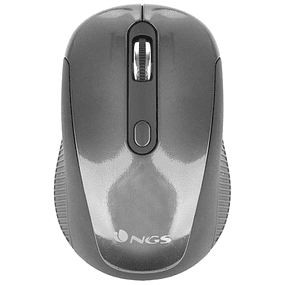NGS HAZE 1600 DPI Wireless Mouse - Gray - Black