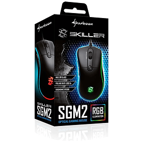 Ratón para juegos Sharkoon SKILLER SGM2 RGB 6400 DPI