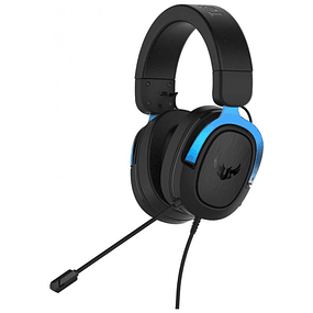 ASUS TUF Gaming H3 Negro y Gris - Auriculares para juegos - Azul oscuro