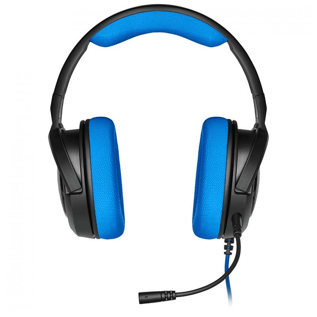 Corsair HS35 Black and Blue Gaming Headphones