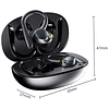 HBQ YYK-580 Bluetooth - Auriculares internos negros