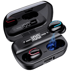 HBQ Q82 TWS - Auriculares Bluetooth negros