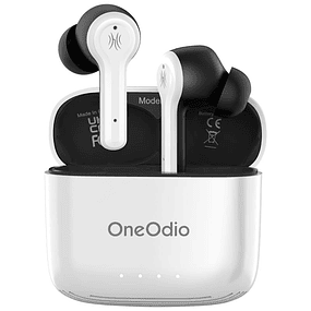 Oneodio F1 TWS Blanco y Negro - Auriculares Bluetooth