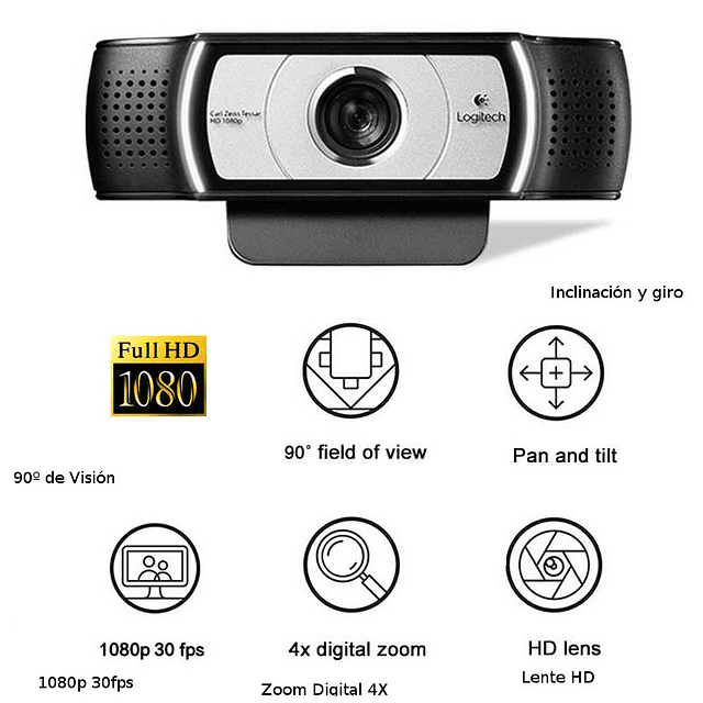 Webcam Logitech C930C FullHD Quality