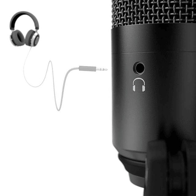 Fifine K670 Silver USB Microphone for Recording and Streamin