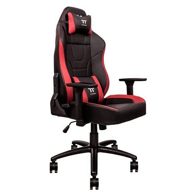 Thermaltake U-Comfort Gaming Chair Black and Red padded seat and back