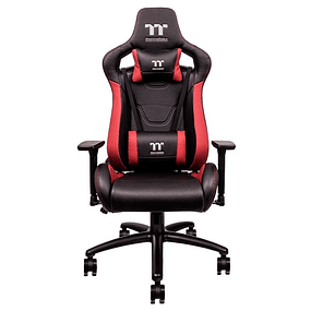 Thermaltake U-Fit Gaming Chair Asiento y respaldo acolchados en negro y rojo