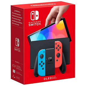 Nintendo Switch Azul Neón/Vermelho Neón - Modelo OLED