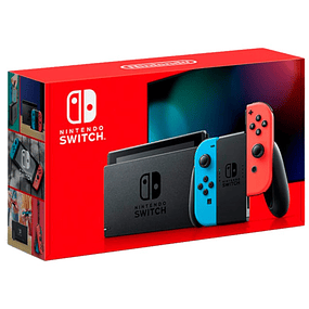 Nintendo Switch Azul Neón/Vermelho Neón - Modelo 2019