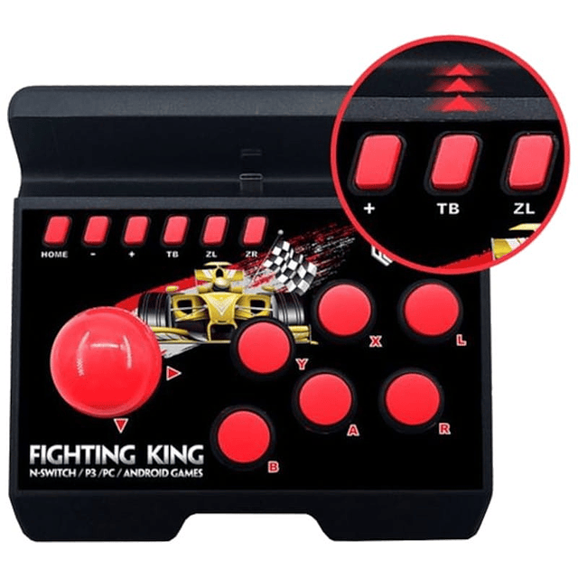 Joystick 4 en 1 Retro Fighting King Nintendo Switch PS3 PC Android