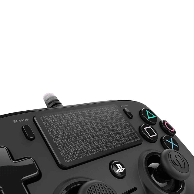 Mando PS4 Mando compacto Nacon con cable negro