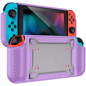 Estuche para Nintendo Switch PowerGaming - Púrpura