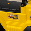 Toy Lift Forklift Walker Car con horquilla móvil y asiento con almacenamiento 86x27.5x47.5cm Amarillo
