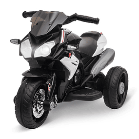 Children's Electric Motorcycle with 3 Wheels Tricycle for Children over 3 years old with 6V Rechargeable Battery Music Functions Horn Headlights 86x42x52cm