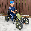 Go-Kart de pedales para niños mayores de 3 años con freno de embrague asiento ajustable máx. 35 kg 105x54x61cm Verde