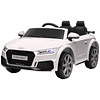 Carro elétrico infantil Audi TT RS acima de 3 anos com controle remoto com música e luzes Bateria 6V 30 kg 103x63x44cm 