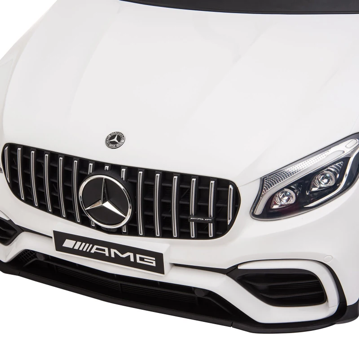 Coche eléctrico Mercedes AMG 12V para niños de 3 a 5 años con mando a distancia Música Luces Abrepuertas 115x70x55cm 4