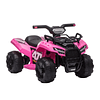 ATV eléctrico para niños de 18 a 36 meses Vehículo eléctrico de batería de 6V para niños con faros LED Velocidad 2 km / h 70x42x45cm