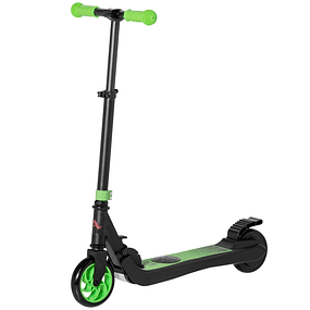 Electric Scooter for Children over 6 Years Foldable Electric Scooter with Adjustable Height Battery 24V Maximum Speed 8km/h Maximum Load 50kg 71x36,5x75-80cm - Green