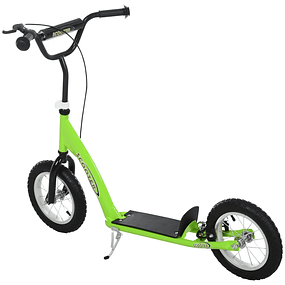 Patinete con 2 ruedas hinchables para niños mayores de 5 años de altura regulable