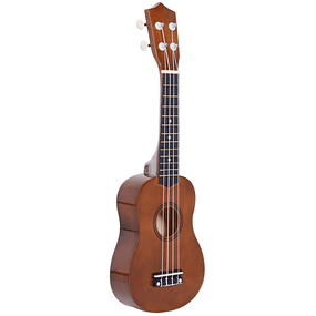 21 Inch Ukelele for Beginners with Nylon Strings 53x17.5x6.2cm - Wood