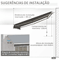 Toldo Manual Retrátil com Manivela 295x245cm Toldo Enrolável Alumínio com Proteção Solar para Janela Portas Balcão Terraço - Thumbnail 5