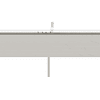 Techo para pérgola 2,5x2,55 cm Recambio de techo retráctil para pérgola con 10 orificios de drenaje Crema
