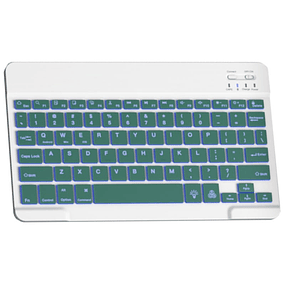 Universal Keyboard 10 Inch Backlit - Bluetooth Keyboard for Tablets - Green