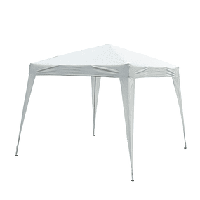 Pop Up Tent Pop Up Design Tent for Garden Camping Parties Events Steel and Oxford 297x297x250 cm White