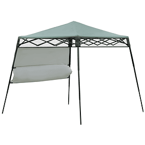 Pop-Up Tent 220x220x208 cm with UV Protection Height adjustable on 2 levels Oxford fabric with steel structure Side and Carry Bag